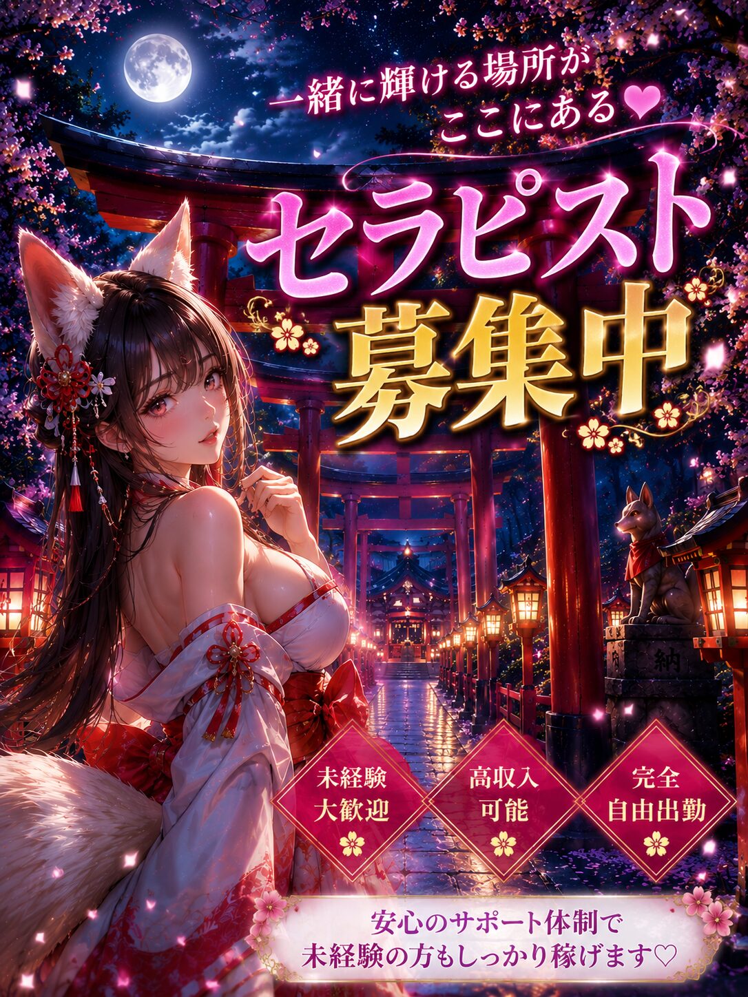 艶巫女ひみつ帖 セラピスト募集中の画像